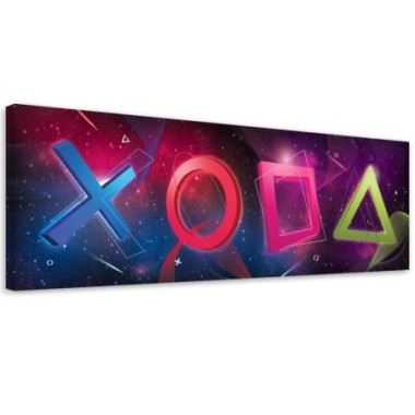 Quadro su tela, Controller di astrazione - 150x50