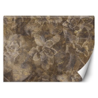 Carta Da Parati, Fiori in oro - 250x175