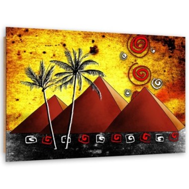 Quadro deco panel, Piramidi egizie - 120x80
