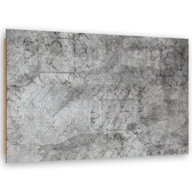 Quadro deco panel, Pattern grigio su un muro di...