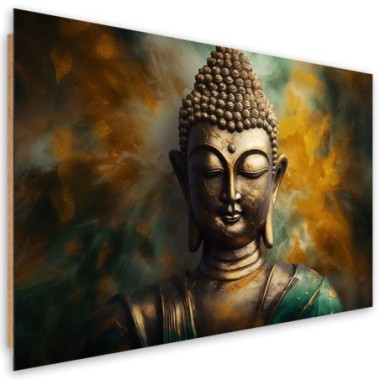 Deco panel picture, Buddha Statue Abstract - 120x80