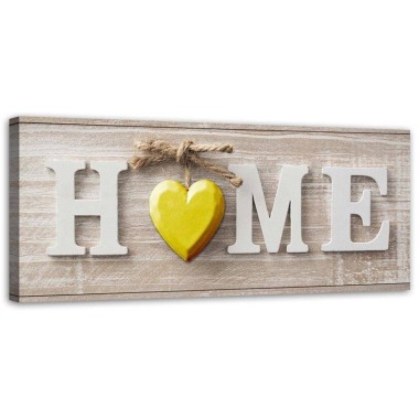 Quadro su tela, Casa Casa Cuore tavole di legno -...