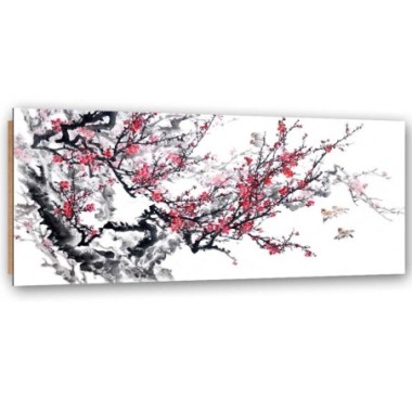 Quadro deco panel, Fiori di ciliegio giapponesi -...