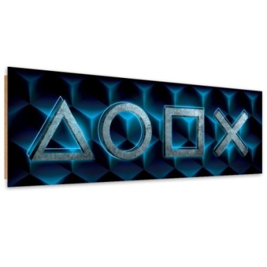 Quadro deco panel, Simboli di gioco - 150x50