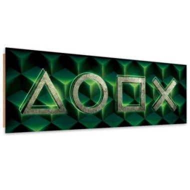 Quadro deco panel, Simboli di gioco - 150x50