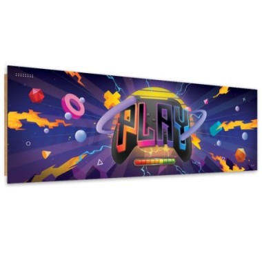 Quadro deco panel, Simboli di gioco - 150x50