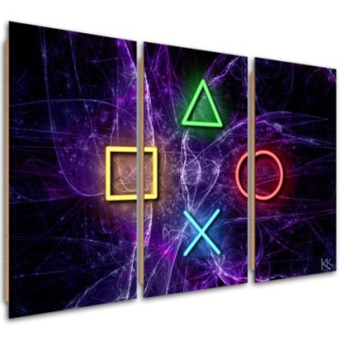 Quadro deco panel 3 paneli, Pulsanti per il...