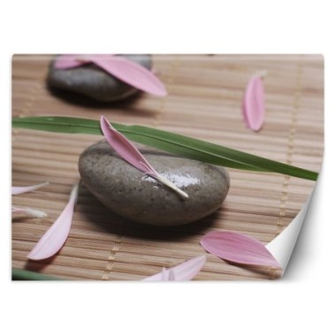 Carta Da Parati, Pietra e fiori - 300x210