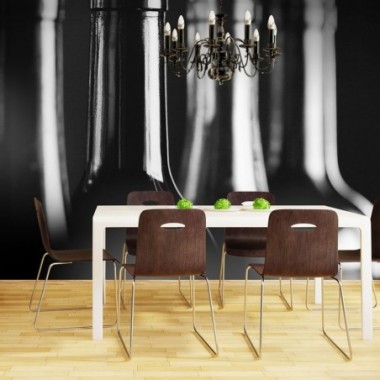 Fotomurale - Bottiglie di vino - 200x154