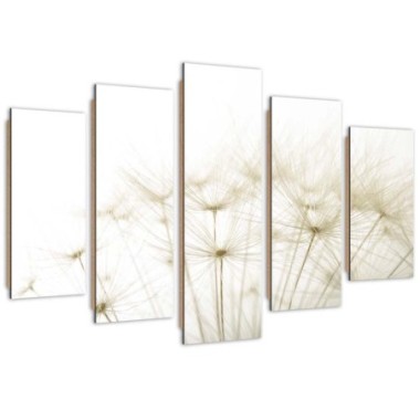Quadro deco panel 5 parti, Soffiatori - 200x100