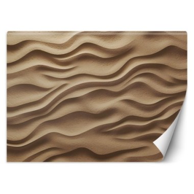 Wallpaper, Waves on sand 3D - 368x254