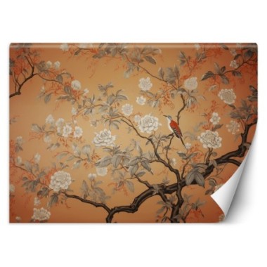 Wallpaper, Bird Tree Chinoiserie - 368x254