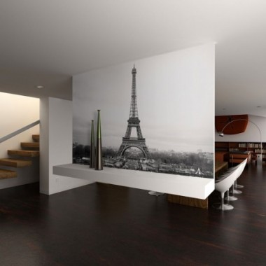 Fotomurale - Parigi: foto in bianco e nero - 200x154