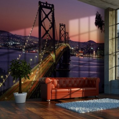 Fotomurale - Charming evening in San Francisco -...