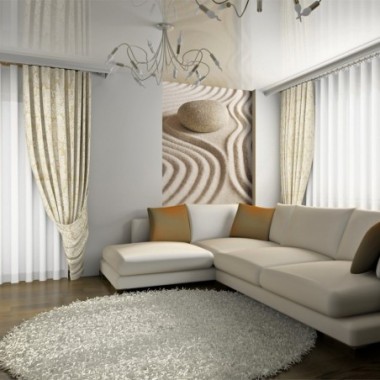 Fotomurale - Sabbia e pietra zen - 200x154