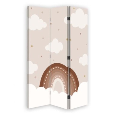 Paravento Lavagna di Sughero, Nuvole su un...