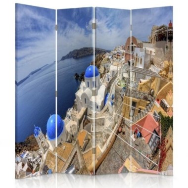 Paravento bilaterale, Santorini - 145x170
