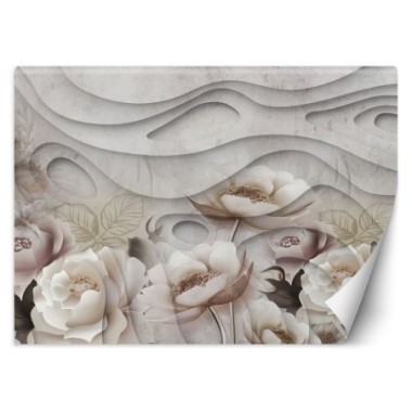 Carta Da Parati, Fiori in fiore Natura concreta -...