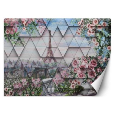 Carta Da Parati, Torre Eiffel Parigi 3d - 450x315