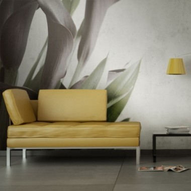 Fotomurale - Calle viola, effetto vintage - 200x154