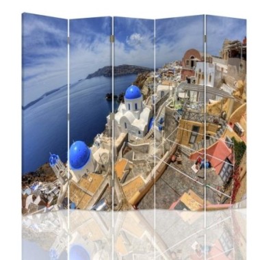 Paravento bilaterale, Santorini - 180x170