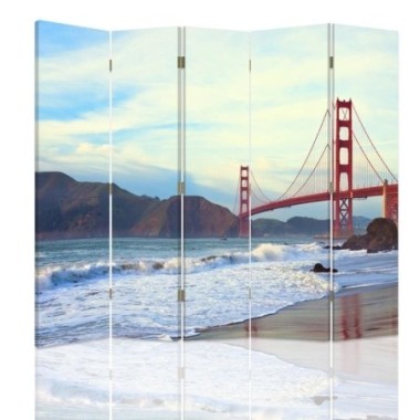 Paravento bilaterale, Ponte del Golden Gate - 180x170