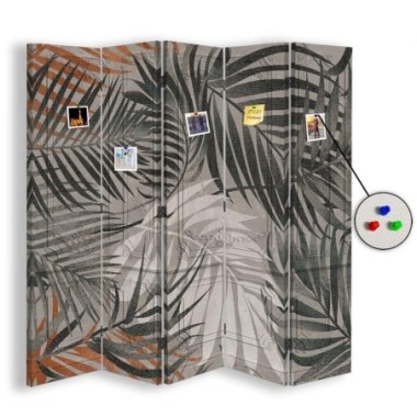 Paravento Lavagna di Sughero, La danza delle foglie...