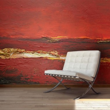 Fotomurale - Gold wave - 200x154