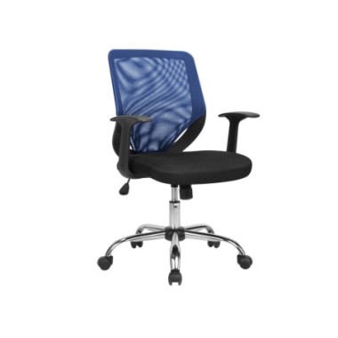 Tucson
Poltrona operativa con braccioli, blu