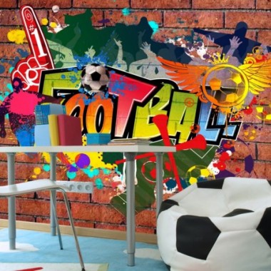 Fotomurale - Football fans! - 200x140
