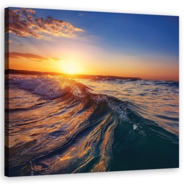 Quadro su tela, Paesaggio marino - 60x60