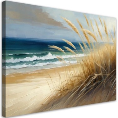 Quadro su tela, Spiaggia Paesaggio naturale - 90x60