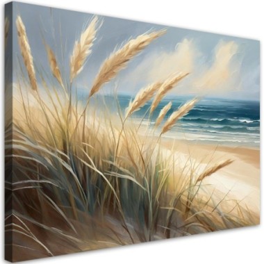 Quadro su tela, Mare Spiaggia Natura Paesaggio - 60x40