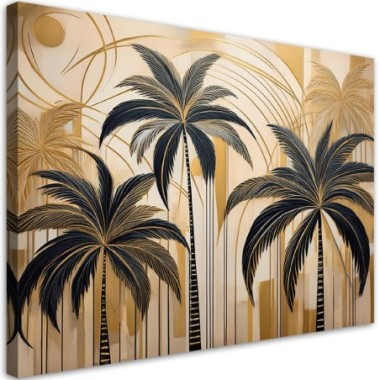 Quadro su tela, Natura Palme tropicali - 120x80