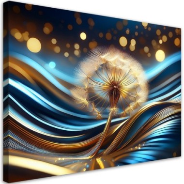 Quadro su tela, Pesce palla Astrazione naturale - 90x60