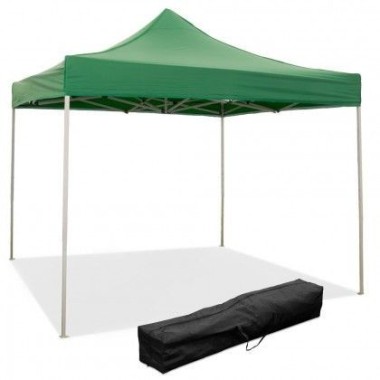 Gazebo richiudibile pieghevole 3 X 3 Verde ricoperto...