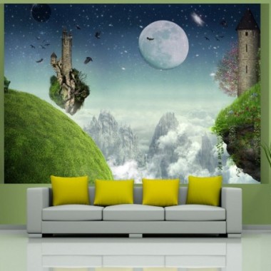 Fotomurale - Volo sopra le montagne - 200x140