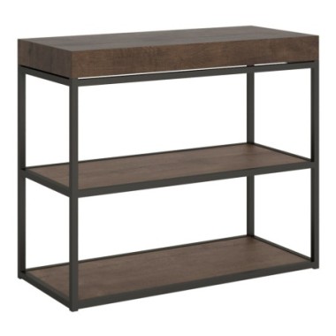 Consolle allungabile 90x40/196 cm Plano Small Noce...