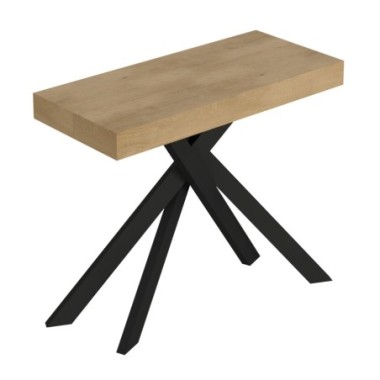 Consolle allungabile 90x40/196 cm Saki Small quercia...