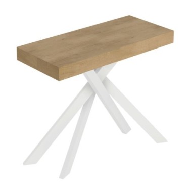 Consolle allungabile 90x40/196 cm Saki Small quercia...