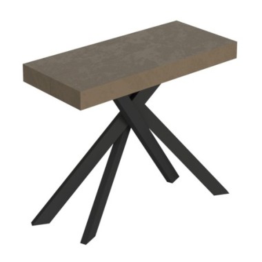 Consolle allungabile 90x40/196 cm Saki Small tortora...