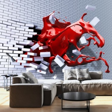 Fotomurale - Scarlatta ispirazione - 200x140