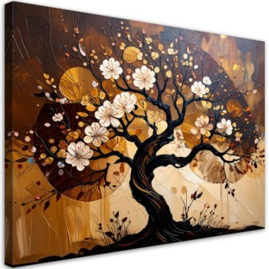 Quadro su tela, Albero della vita Astrattismo...