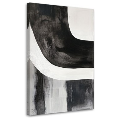 Quadro su tela, Astratto minimalista Linee - 40x60