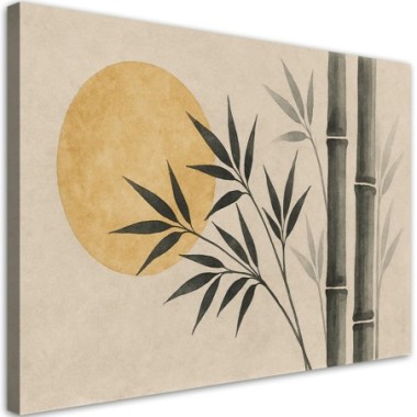 Quadro su tela, Bambà¹ Polvere dorata Minimalismo...