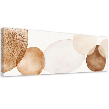 Quadro su tela, Cerchi Acquerello Astratto...