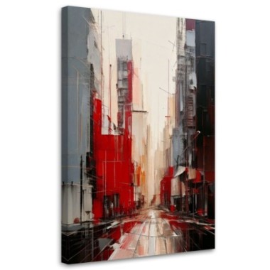 Quadro su tela, Città  Architettura urbana Astratto...