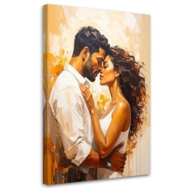 Quadro su tela, Coppia innamorata - 40x60