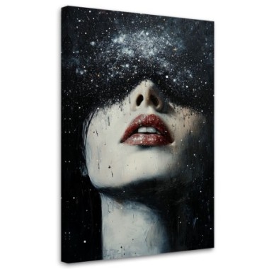 Quadro su tela, Donna Ritratto di una celebrità...