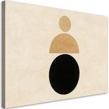 Quadro su tela, Figure astratte Minimalismo - 100x70